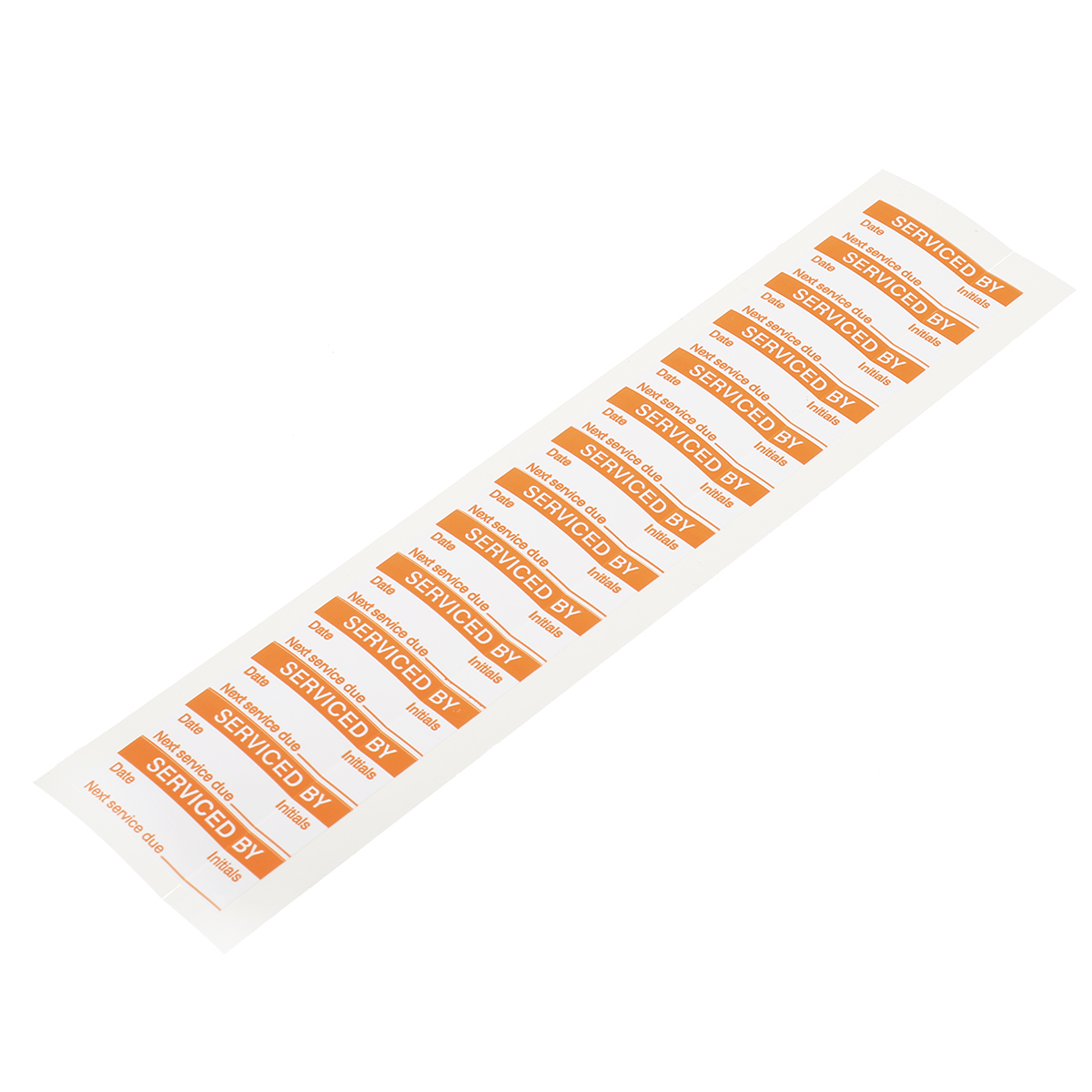 RS PRO Adhesive Pre-Printed Adhesive Label-SERVICED BY-. Quantity: 140 Per Pack