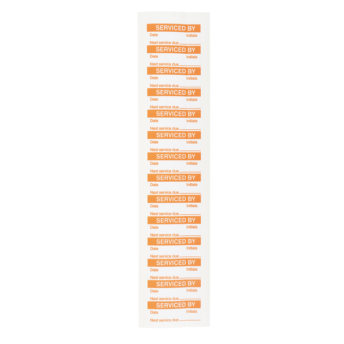 450-6170 RS PRO Adhesive Pre-Printed Adhesive Label-SERVICED BY-. Quantity: 140 Per Pack