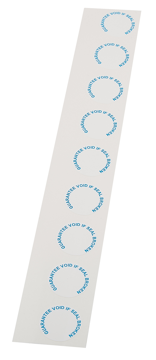 450-6372 RS PRO Adhesive Pre-Printed Adhesive Label-Guarantee Void If Seal Broken-. Quantity: 90 Per Pack