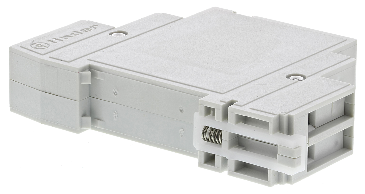 202280240000 Finder DIN Rail Latching Modular Step Relay, 24V ac Coil, 16A Switching Current, DPST-NO