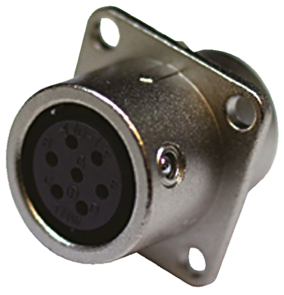 Tajimi Electronics PRC03 7 Pole Panel Mount Connector Socket, 15mm Shell Size