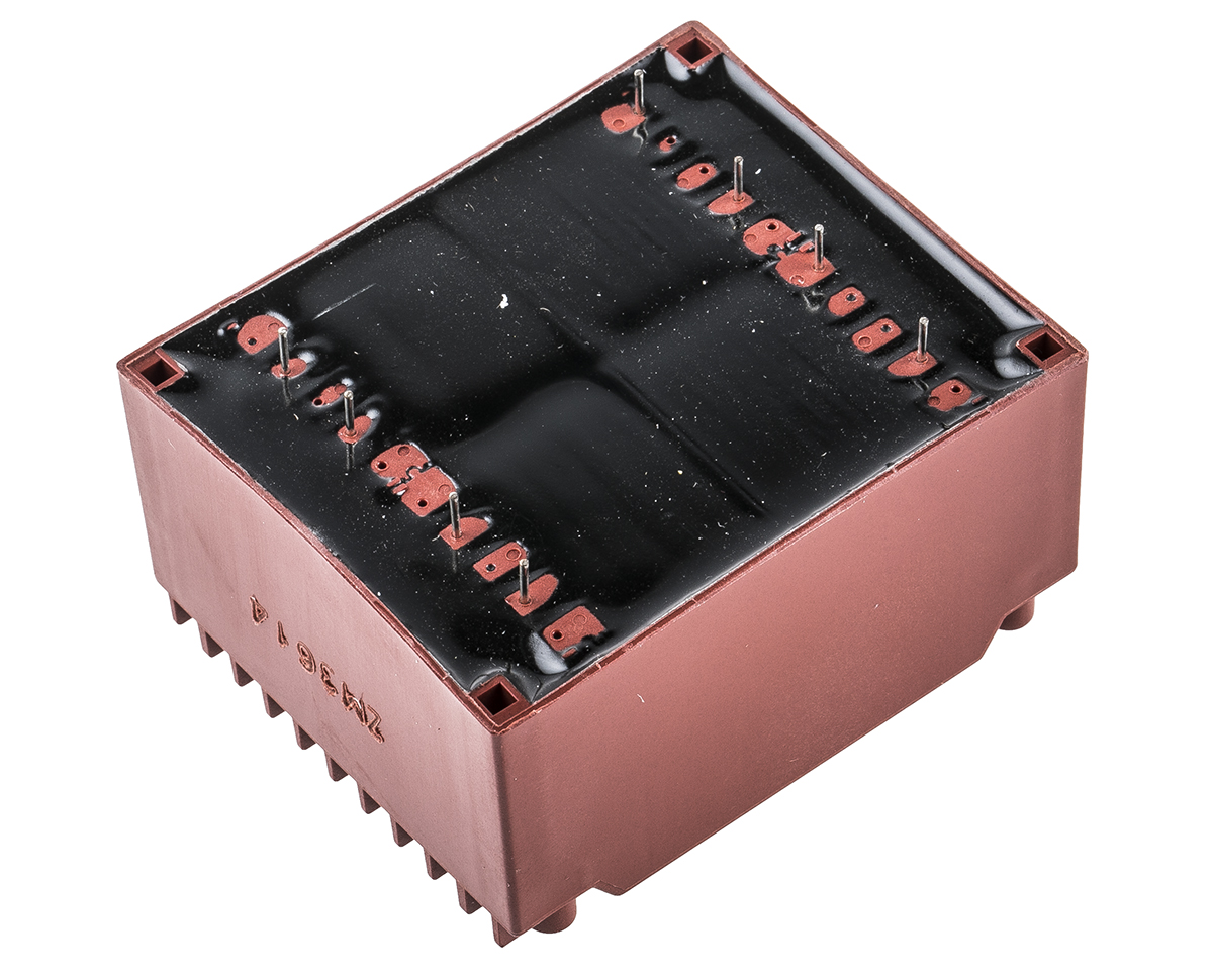 45063 Myrra 12 V ac 2 Output Through Hole PCB Transformer, UL 94 VO, UL 1585, EN 60950, CEI 126, CEI 85, EN 61558-2-6 30 VA