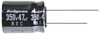 Rubycon 33 μF Capacitor 450V dc, Radial, Through Hole - 450BXC33MEFC16X25 PC Pin