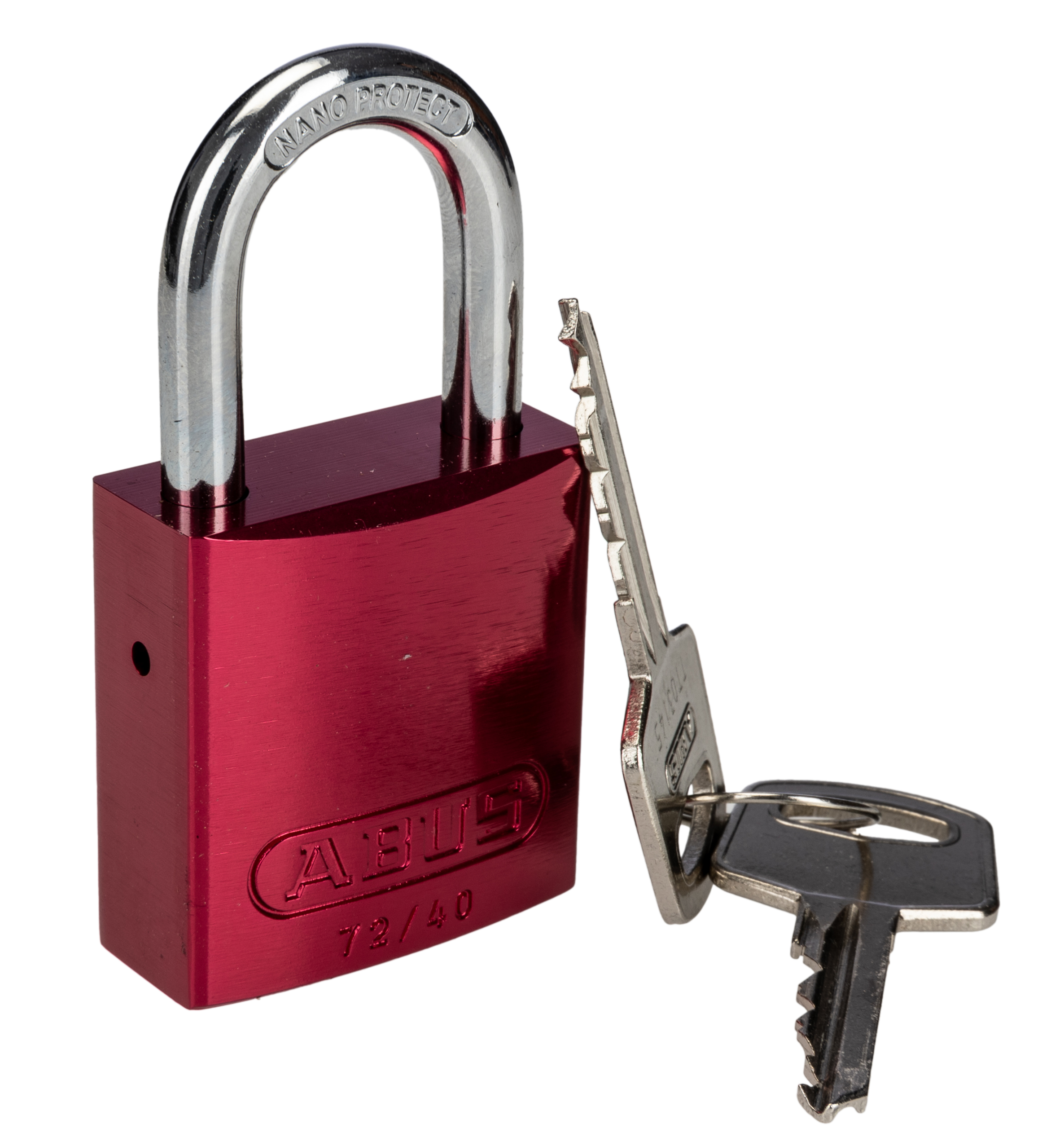 ABUS Keyed Aluminium Padlock Weatherproof Keyed Alike, 6 mm Shackle, 38.5mm Body