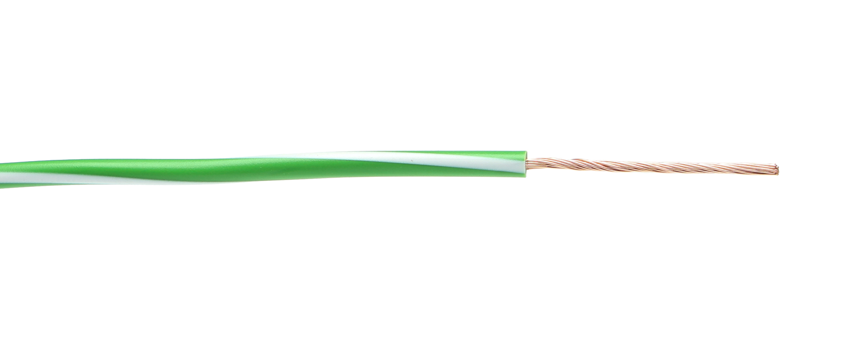 Lapp X05V-K Series Green, White 0.5 mm² Hook Up Wire, 250 m, 4512341S, Polyvinyl Chloride
