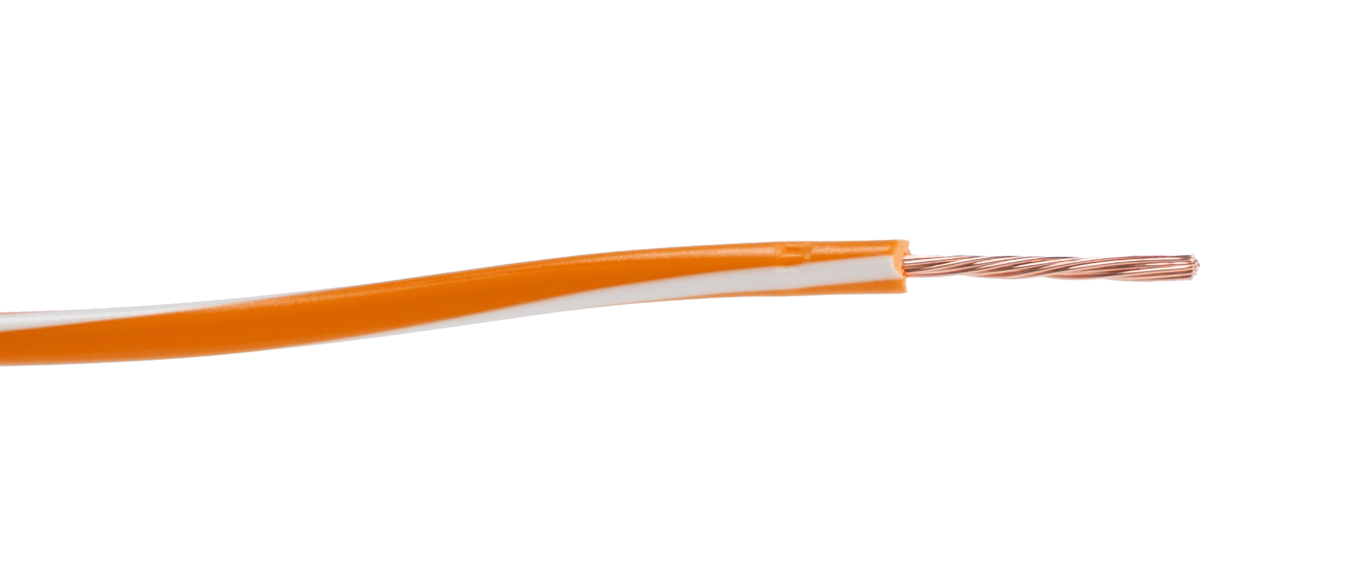 Lapp X05V-K Series Orange, White 0.75 mm² Hook Up Wire, 250 m, 4512392S, Polyvinyl Chloride