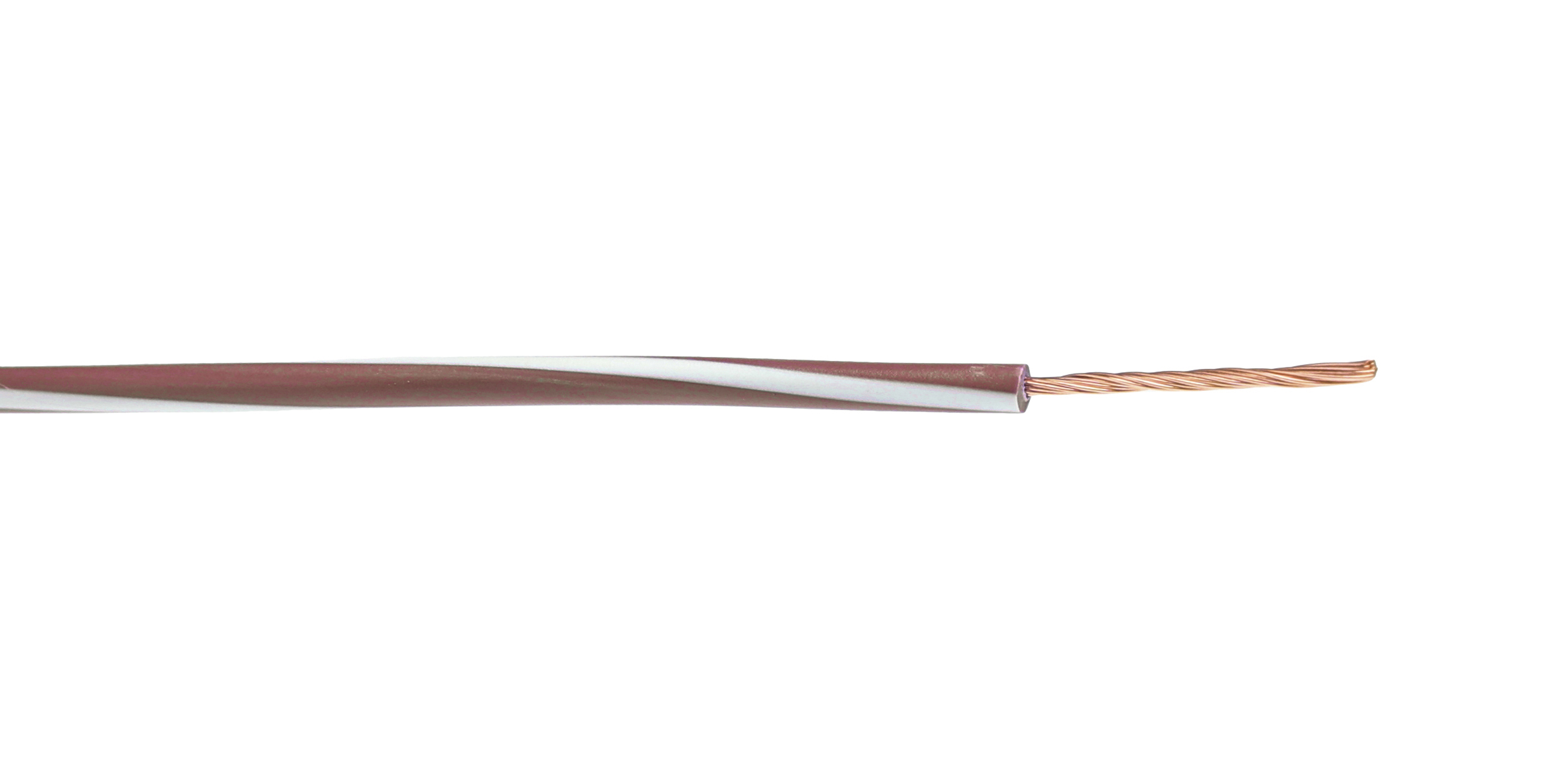 Lapp X05V-K Series Brown, White 1 mm² Hook Up Wire, 250 m, 4512453S, Polyvinyl Chloride