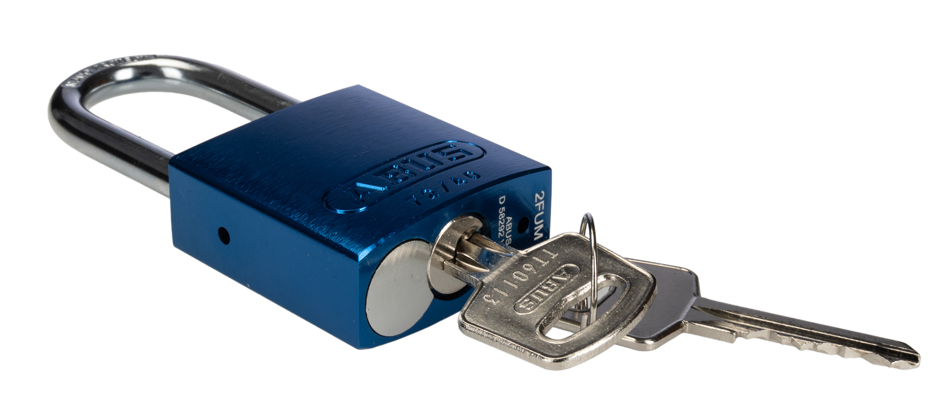 45140 ABUS Keyed Aluminium Padlock Weatherproof Keyed Alike, 6 mm Shackle, 38.5mm Body