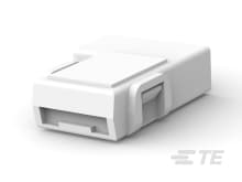 TE Connectivity 1-1809 Series Straight Board PCB Header, 1 Contact(s), 0.25 in Pitch, 1 Row, Unshrouded