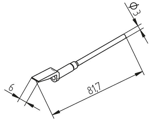 Ersa Desoldering Gun Tip for use with MFR-DSX, MFR-SDI Systems &amp, MFR-SDX, MFR-HDS Hand-piece, MFR-DSI