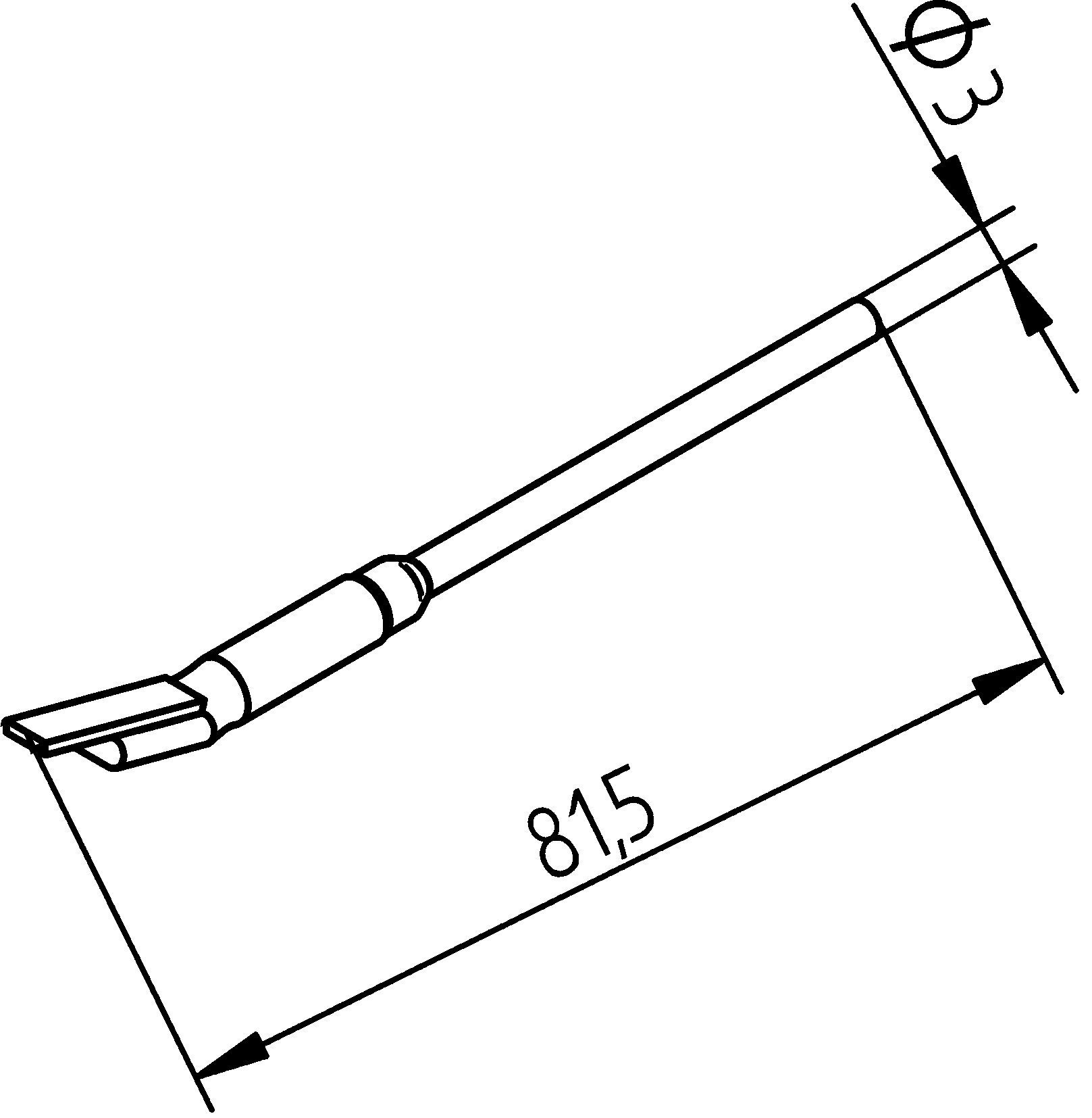Ersa Desoldering Gun Tip for use with SMD 8000, MICRO-CON 60 iA SMD Desoldering Pincette 40, DIGITAL 2000 A with Chip