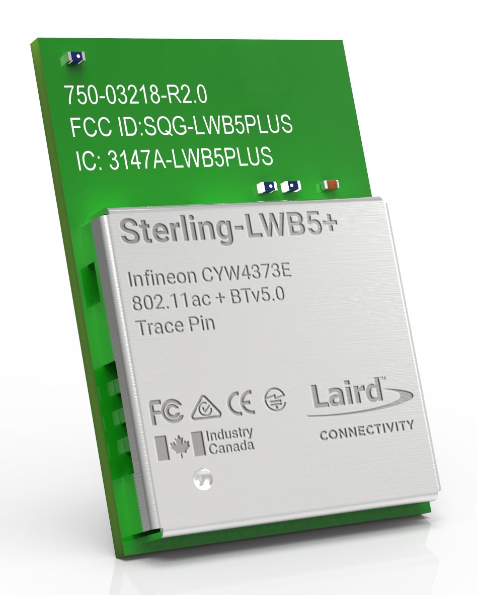Ezurio 3.6 V dc WiFi & Bluetooth Module, 802.11a, IEEE 802.11n, IEEE 802.11ac, IEEE 802.11b/g