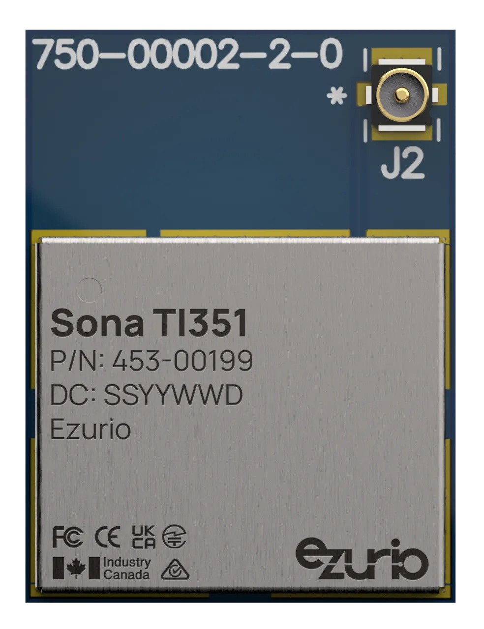 Ezurio 453-00199C 3.6 V WiFi Module, WiFi 6, Bluetooth 5.4