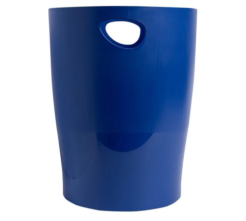 Exacompta 15L Navy Blue Waste Paper Bin