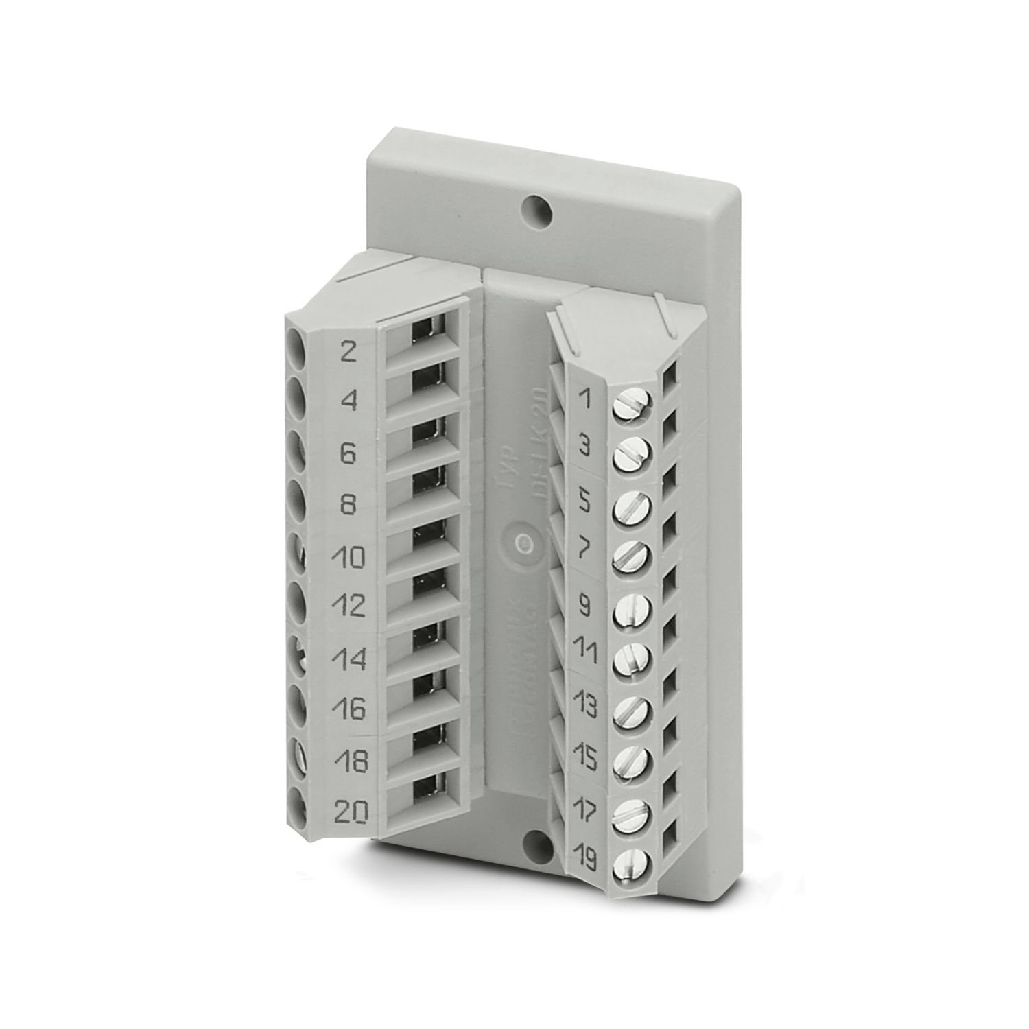 Phoenix Contact VARIOFACE Series 20-Contact Female Interface Module, FLK, IDC Connector, Rear Mount, 20A