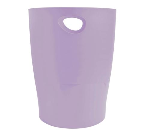 Exacompta 15L Mauve Waste Paper Bin