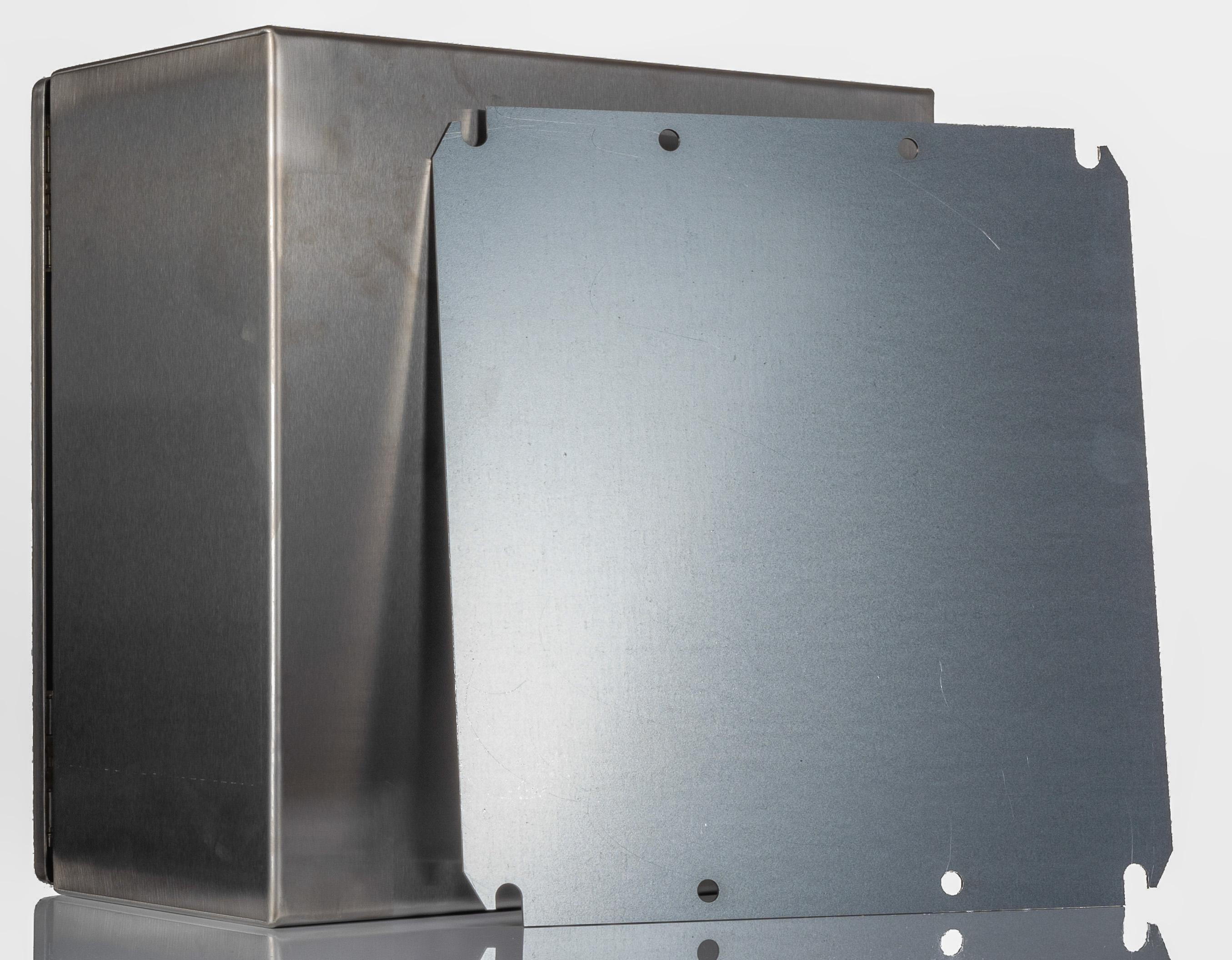 Rittal AE Series 304 Stainless Steel Wall Box, IP66, 500 mm x 500 mm x 210mm