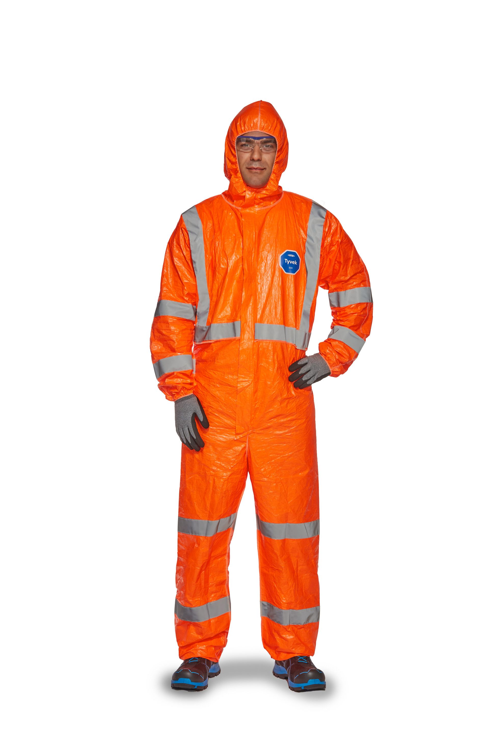 DuPont Fluorescent Orange Coverall, XXL