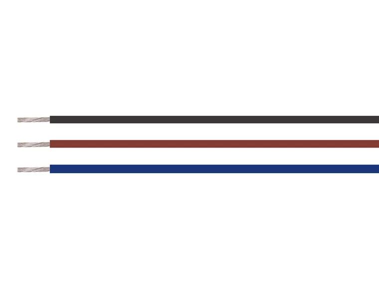 Helukabel SIFF Series Black 1 mm² Hook Up Wire, 18 AWG, Silicone, 45401