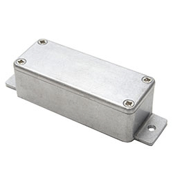Deltron 455 Series Grey ADC12 Aluminium Enclosure, IP54 Flanged 30 mm, 90 mm, 36 mm