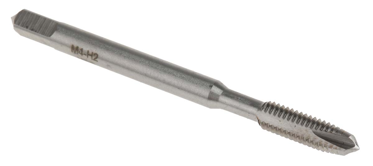 RS PRO Threading Tap, M4 Thread, Metric Standard, Machine Tap