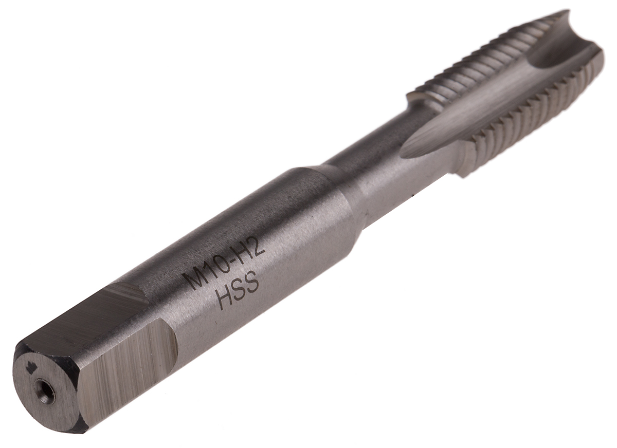 455-918 RS PRO Threading Tap, M10 Thread, Metric Standard, Machine Tap