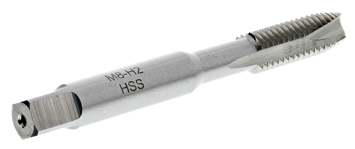 RS PRO Threading Tap, M8 Thread, Metric Standard, Machine Tap