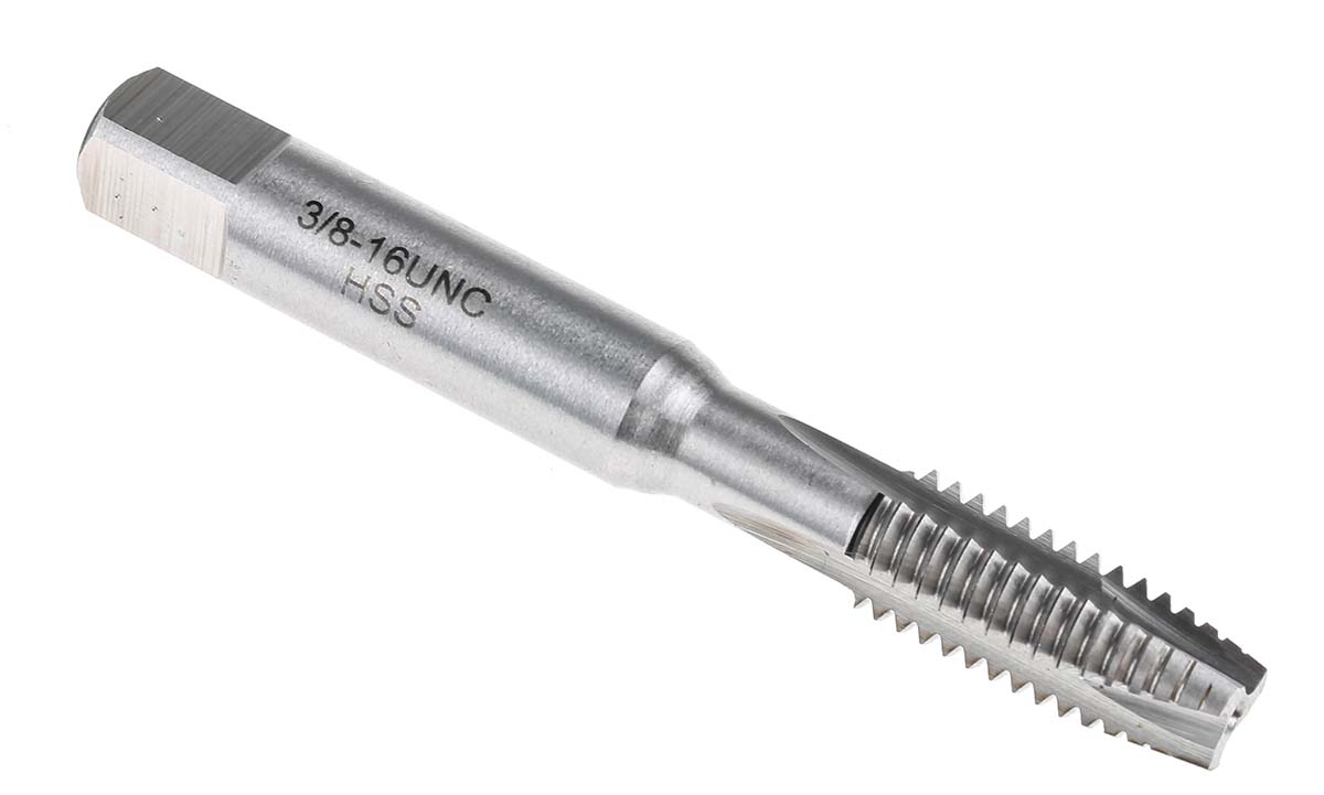 RS PRO Threading Tap, 3/8/16 Thread, UNC Standard, Machine Tap