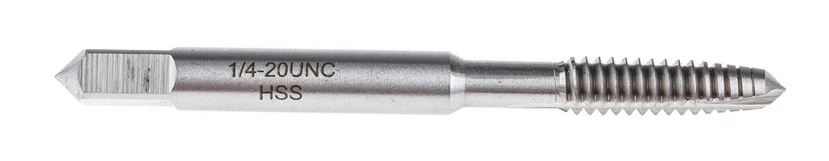 455-968 RS PRO Threading Tap, 1/4 UNC Thread, UNC Standard, Machine Tap