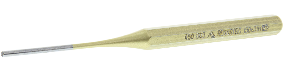 RS PRO 6-Piece Punch, Parallel Pin Punch, 10mm, 3 mm Shank, 150 mm Overall