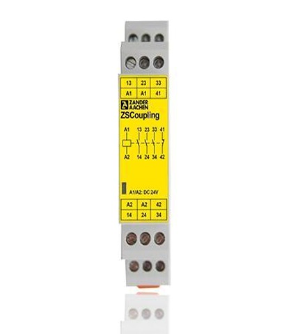 ZANDER AACHEN ZC, 24V Safety Relay, 4 Safety Contacts, 2