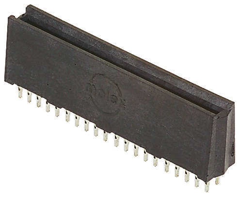 Molex 45714 Series Straight Edge Connector, Through Hole, 4-Contacts, 2.5 mm Pitch, 2 Row, Press-in