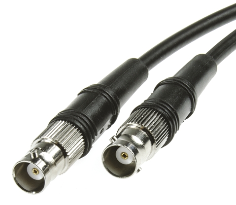 Atem, 1 m, RG58C/U Coaxial Coaxial Cable 50 Ω, Black, Terminated