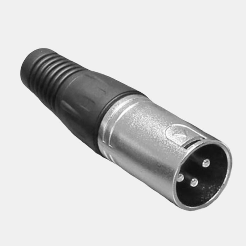 RS PRO Cable XLR Connector, Straight Male, 3 Way