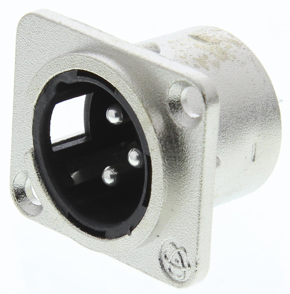 RS PRO Panel XLR Connector, Straight Male, 3 Way