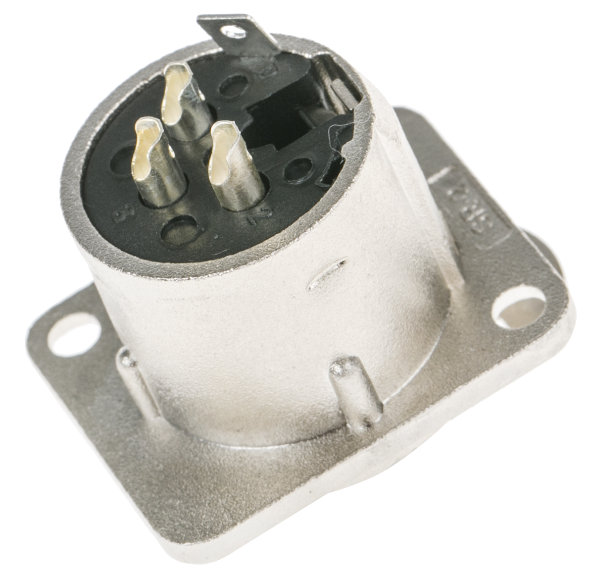 458-042 RS PRO Panel XLR Connector, Straight Female, 3 Way