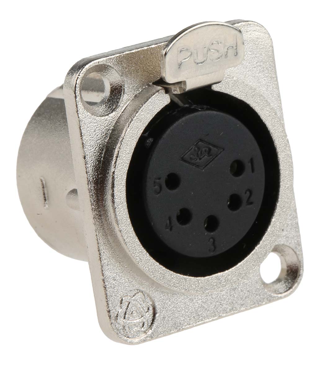 RS PRO Panel XLR Connector, Straight Female, 5 Way