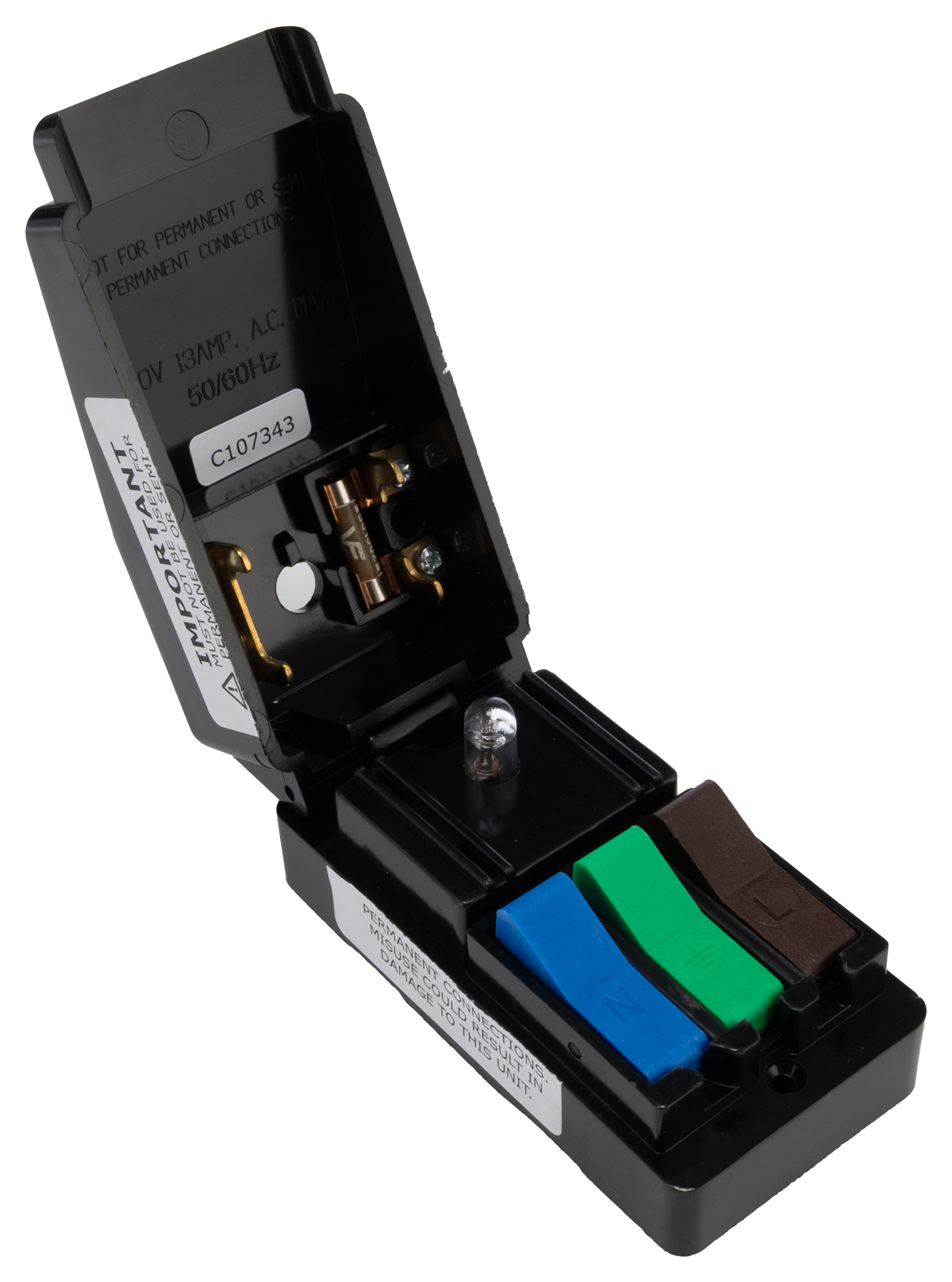 458-926 RS PRO Mains Test Block Cable Entry 4 to 7 mm, 240V ac, 13A