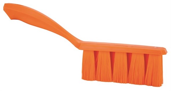 45818 Vikan Soft Bristle Purple Hand Brush Purple, 330 mm bristle length, Polyester bristle material