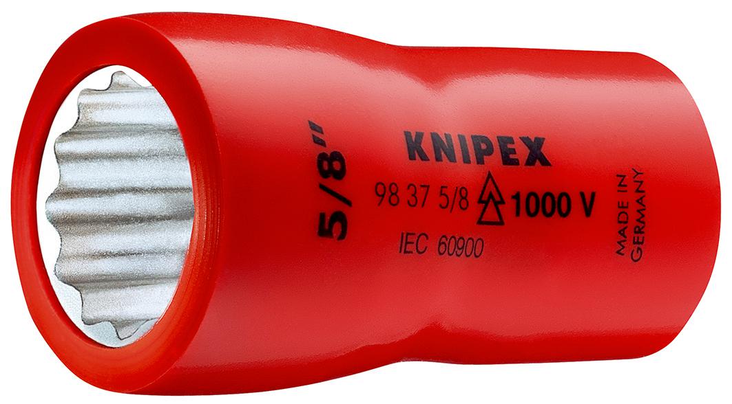 Knipex 9/16" 3/8 in Hex Socket, 47 mm Overall