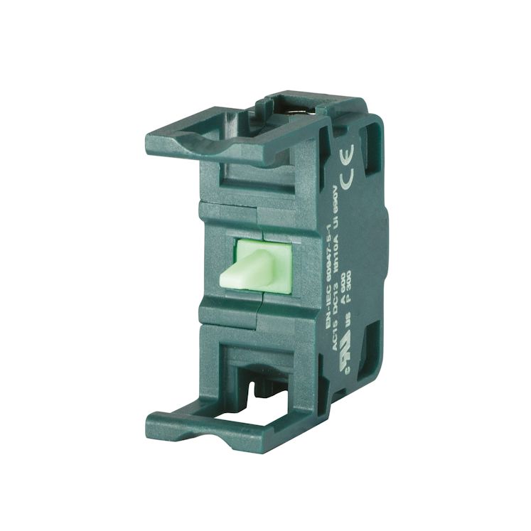 EAO Series 46 Series Push Button Switch, Slide, Screw, 1 NO, IP20, 240 V dc 600 V ac