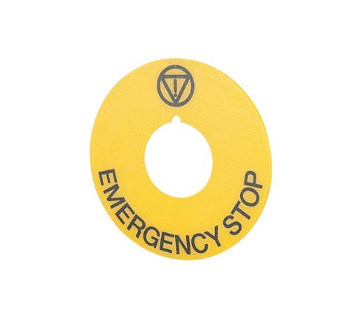 EAO Legend Plate for Use with Push Button