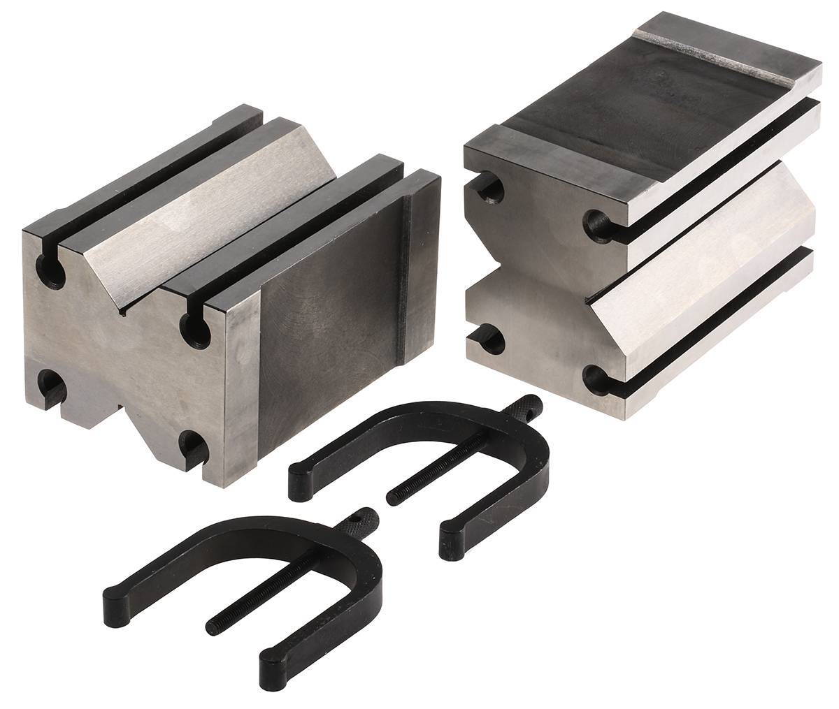 460-1102 RS PRO Chrome Steel 70 mm V-Block 124 mm, 63.6 mm Capacity 89mm