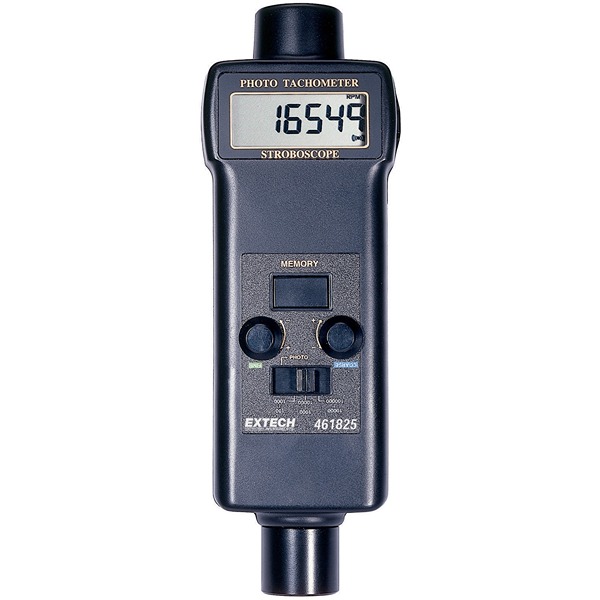 Extech Tachometer Best Accuracy ±0.1 % - Non-Contact LCD 20000rpm