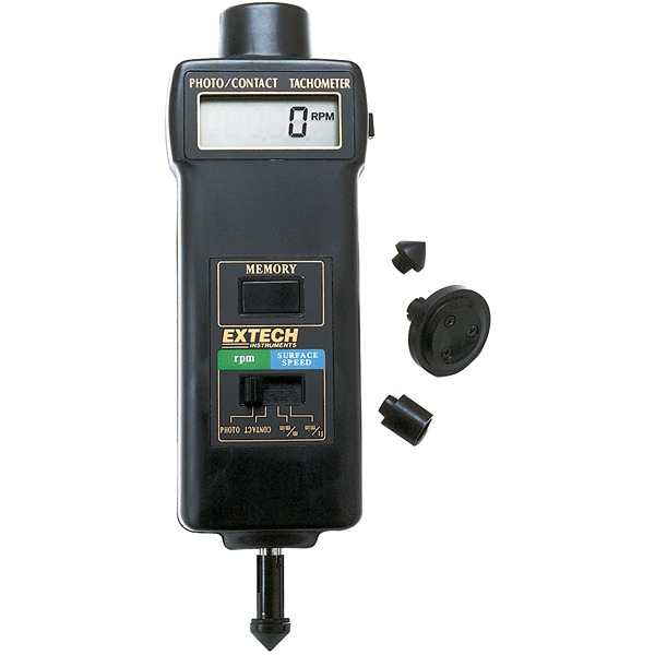 Extech Tachometer Best Accuracy ±0.05 % - LCD 99999rpm
