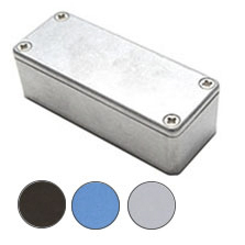 Deltron 462 Series Black Aluminium Enclosure, IP54 Flanged 30 mm, 90 mm, 36 mm