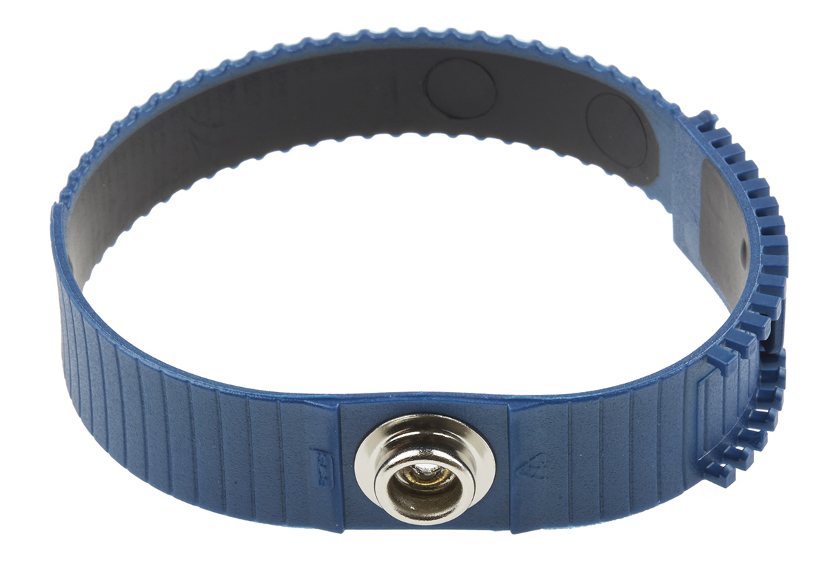 SCS ESD Grounding Wrist Strap With 4 mm Stud