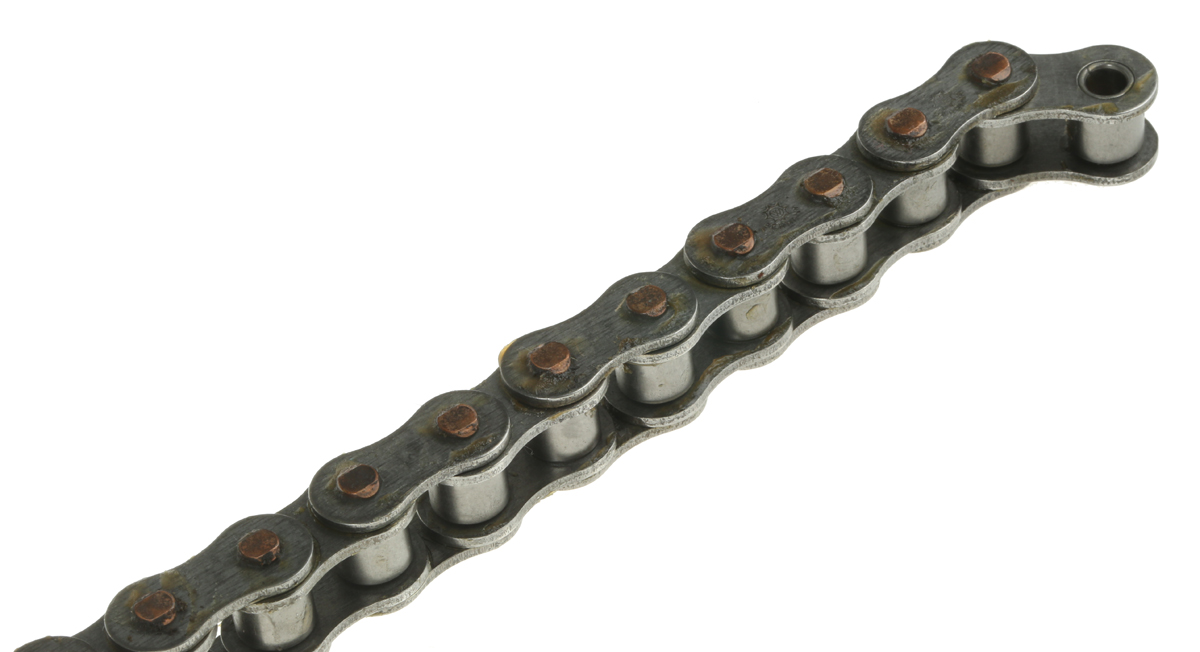 Wippermann 08B-1 1 Roller Chain, 5 m, 17 mm, ISO 606 (DIN 8187)