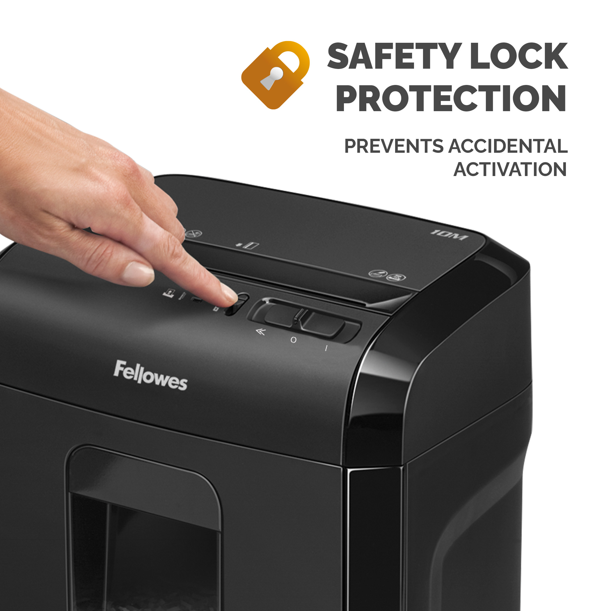 4630701 Fellowes Powershred, Powershred 10M Powershred 10M 19 L Mini Shredder