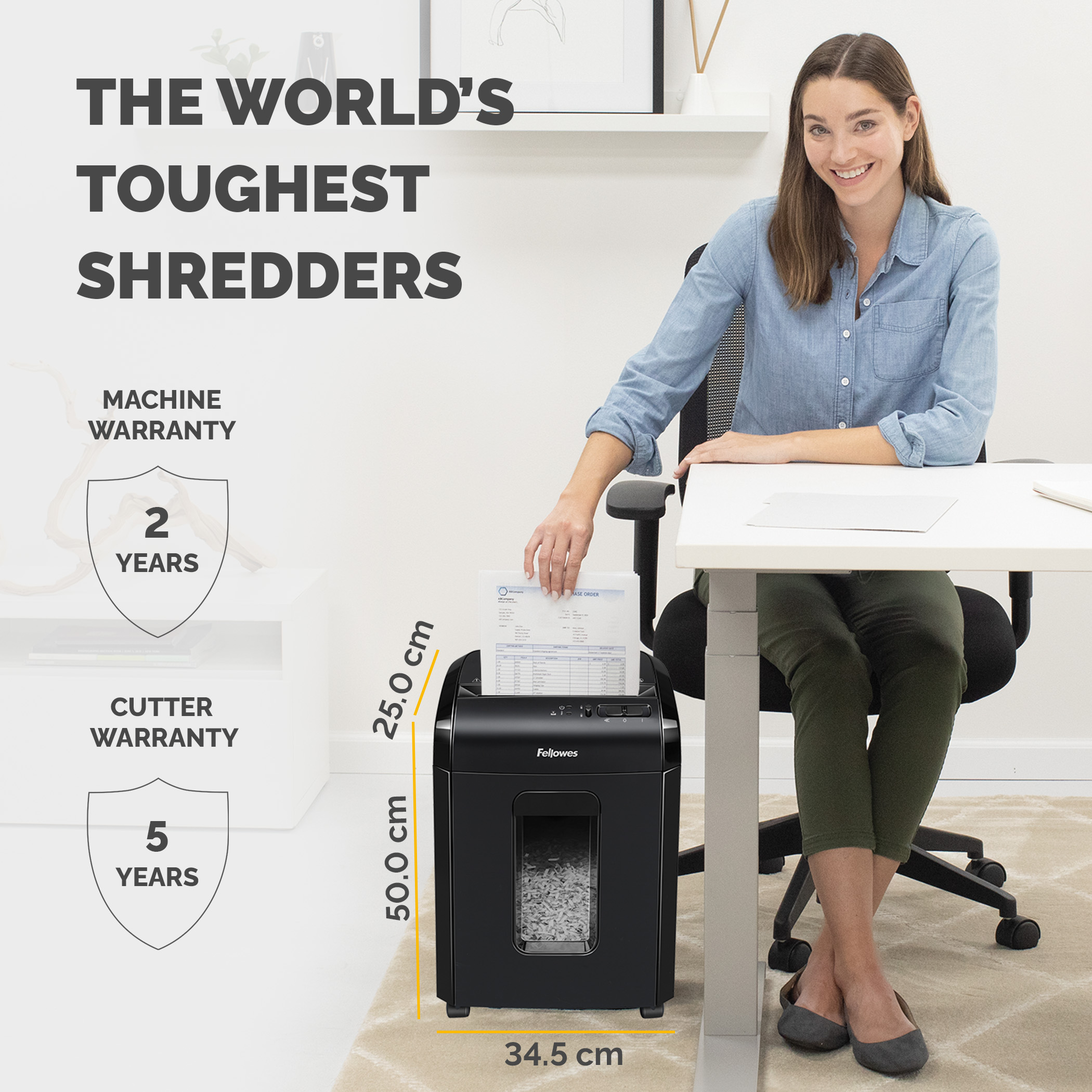 4630701 Fellowes Powershred, Powershred 10M Powershred 10M 19 L Mini Shredder
